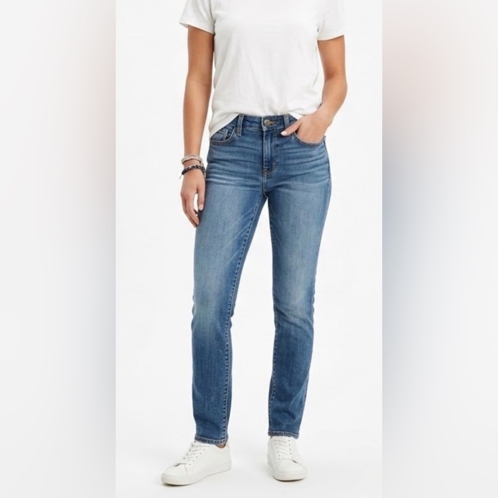 American Eagle Outfitters Women's Skinny Jeans - Medium Blue